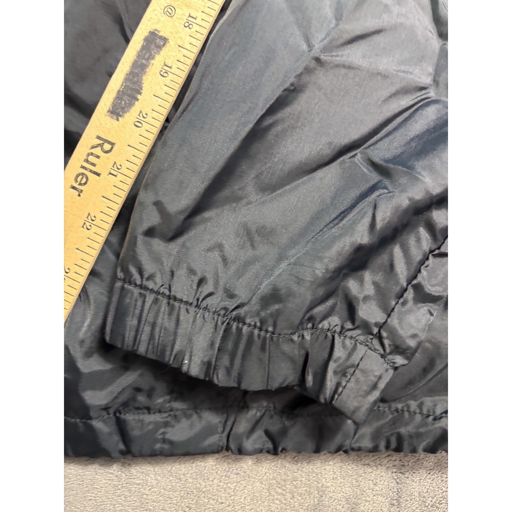 Vintage Nike Jacket Mens Large Black Teal 1/2 Zip Colorblock Windbreaker 90s - Picture 15 of 16